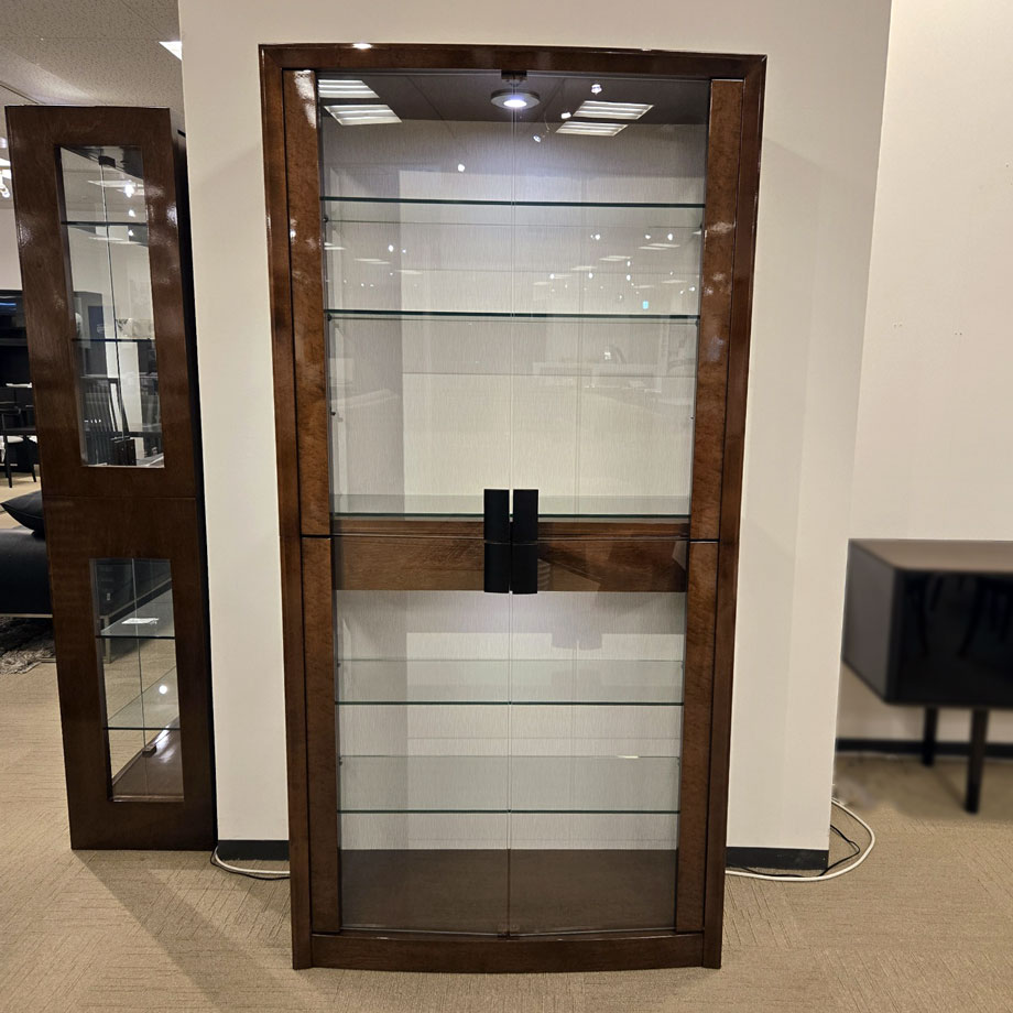 キュリオキャビネット「バレッタ」B-GBR/アウトレット＆リワース大阪南港展示品