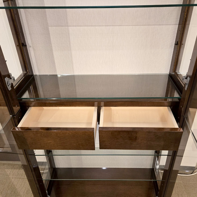 キュリオキャビネット「バレッタ」B-GBR/アウトレット＆リワース大阪南港展示品