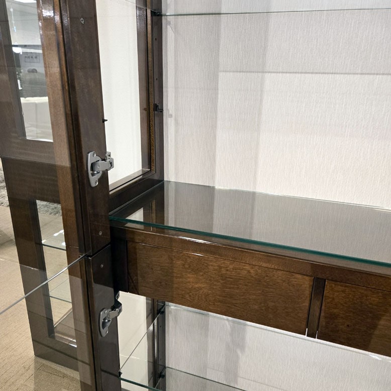 キュリオキャビネット「バレッタ」B-GBR/アウトレット＆リワース大阪南港展示品