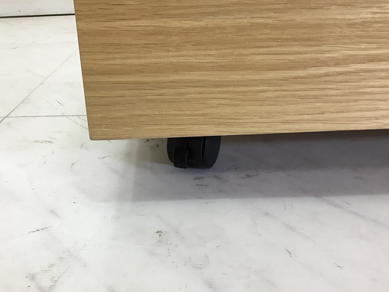 センターテーブル「DM-GF02Ｈ400」幅90cm オーク材ホワイトオーク色/県外倉庫保管/数量限定特別ご提供品（新品）