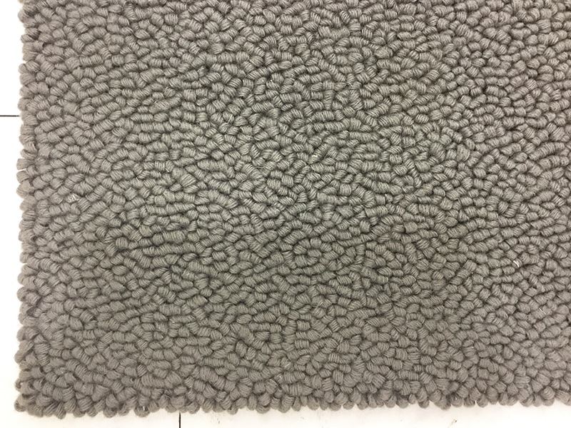 ラグ「ウールドロップ FR1438GR　防炎」　/アウトレット＆ベッドルームギャラリー横浜展示品