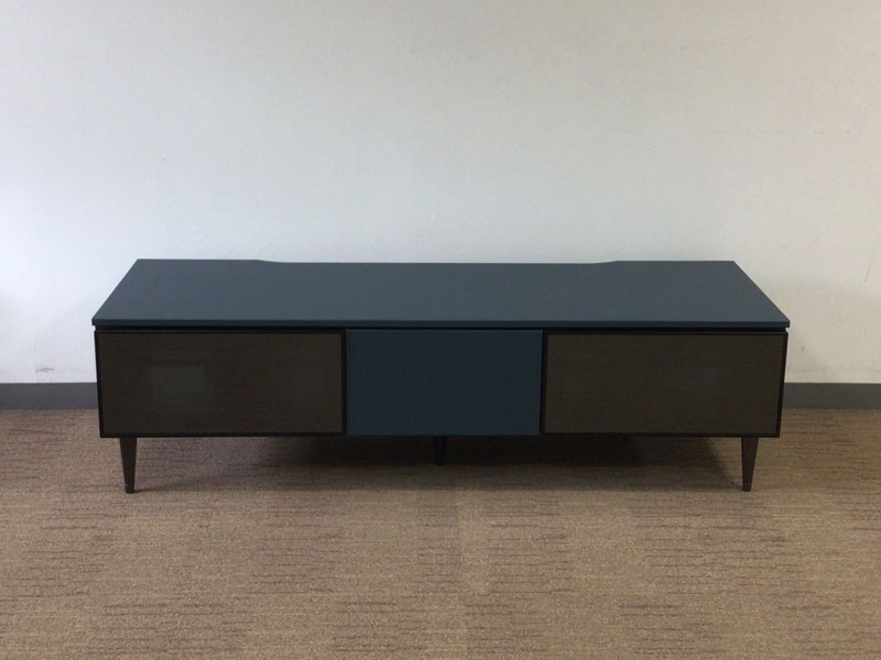 テレビボード「ゼノ ノワール」ローボード アビスブルー(N)色 ZL-N140LB／アウトレット＆ベッドルームギャラリー横浜展示品