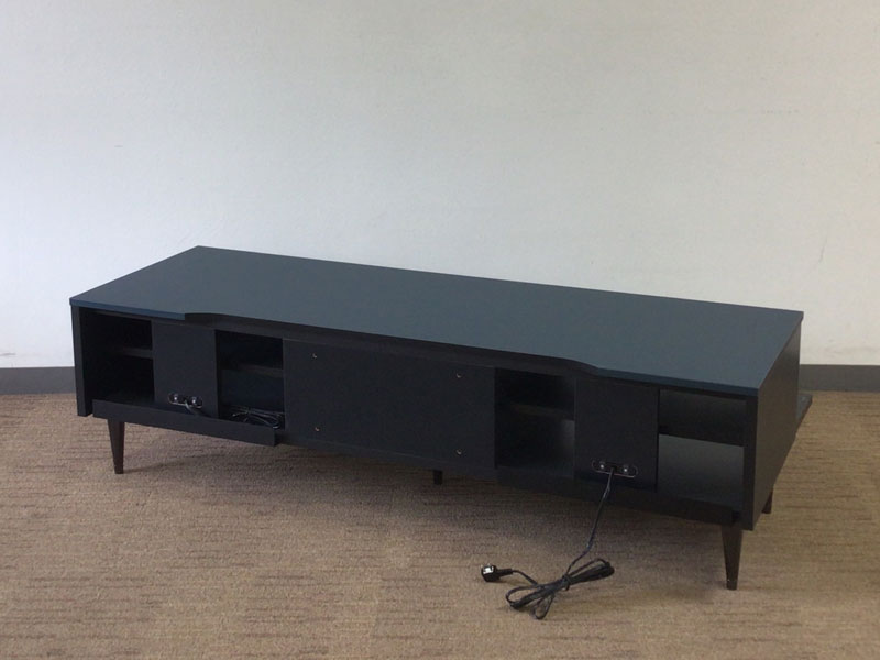 テレビボード「ゼノ ノワール」ローボード アビスブルー(N)色 ZL-N140LB／アウトレット＆ベッドルームギャラリー横浜展示品