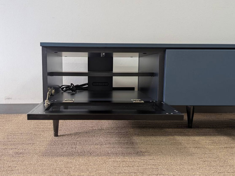 テレビボード「ゼノ ノワール」ローボード アビスブルー(N)色 ZL-N140LB／アウトレット＆ベッドルームギャラリー横浜展示品