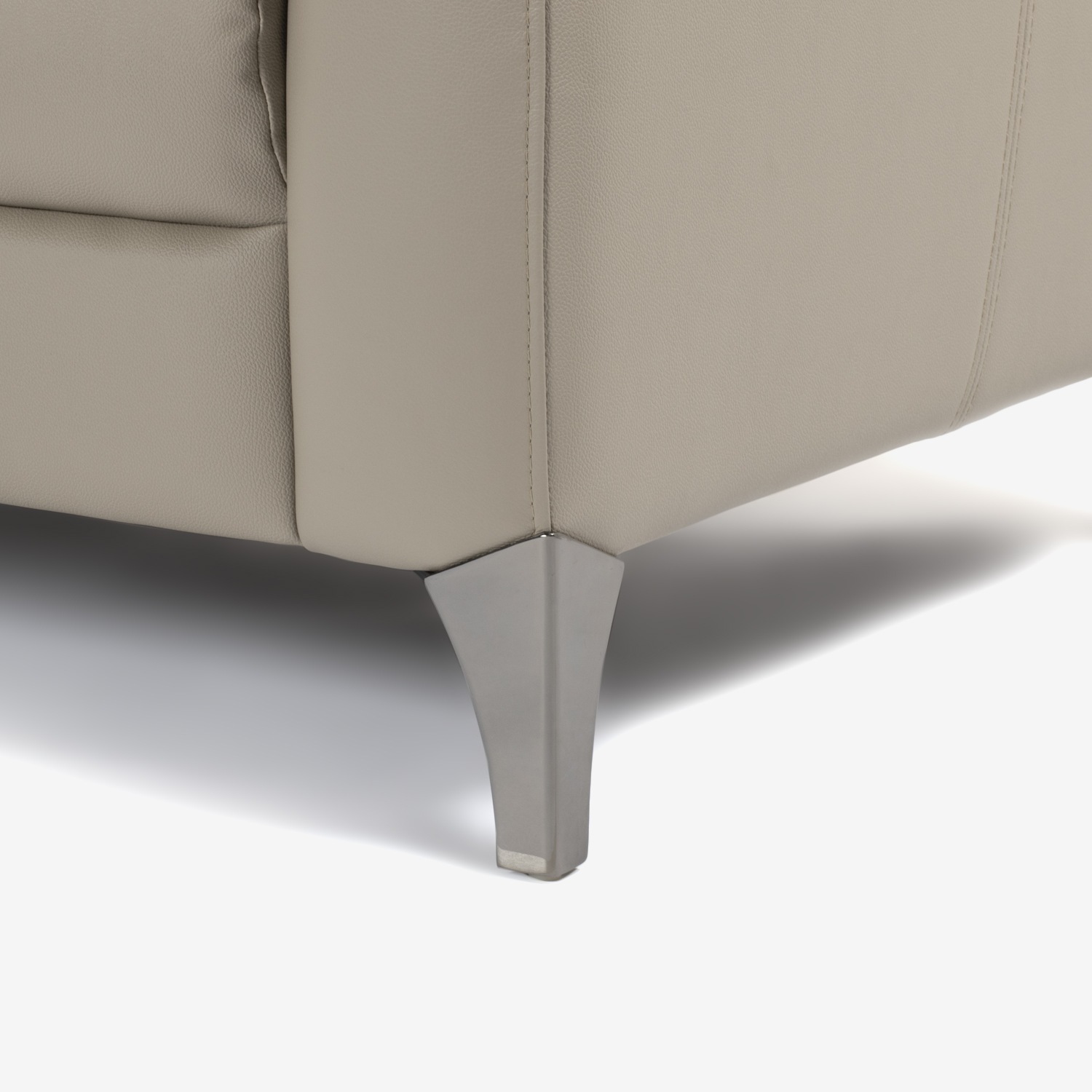 【アウトレット限定モデル】2人掛け ラブソファ「OL-クレフ SD-471」半革サンド色 #OM-948