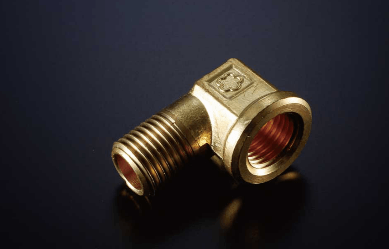 1/4メネジ×1/4オネジ エルボ