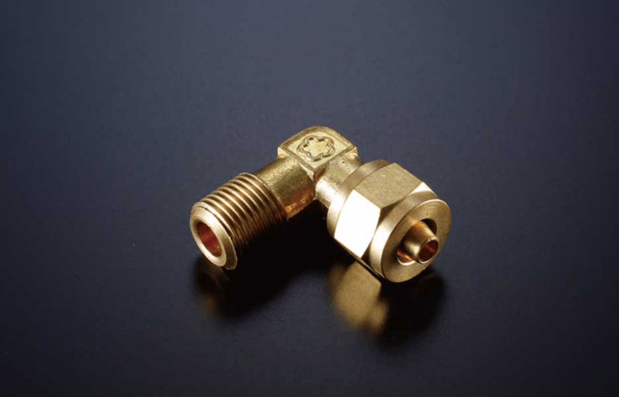 1/8オネジ×6mmホース エルボ