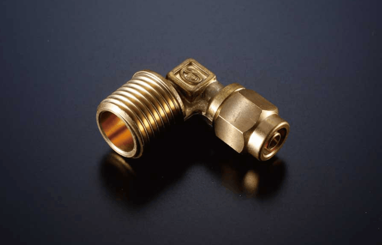 1/4オネジ×6mmホース エルボ