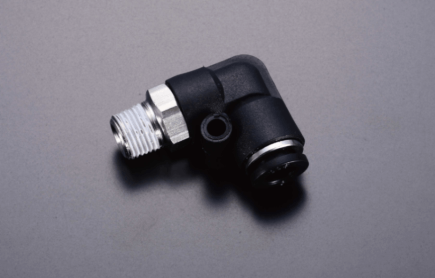 1/8オネジ×6mmホースエルボ(ワンタッチタイプ)