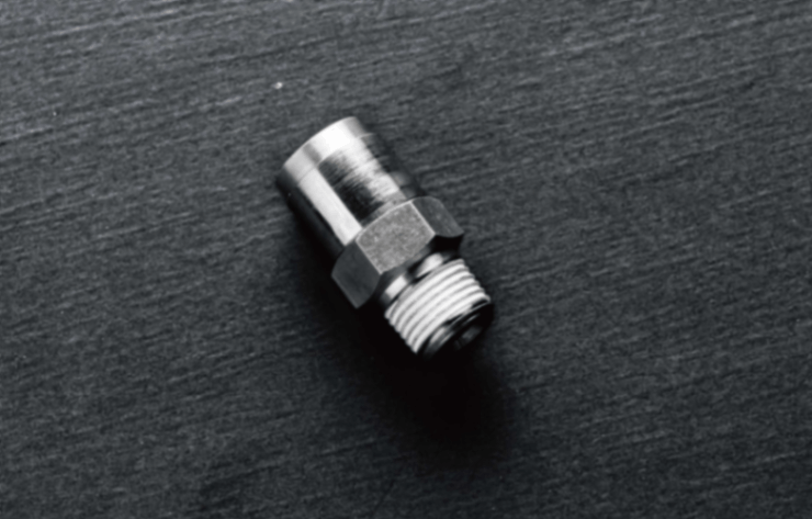 1/8オネジ×6mmホース ストレートワンタッチ(メタル)