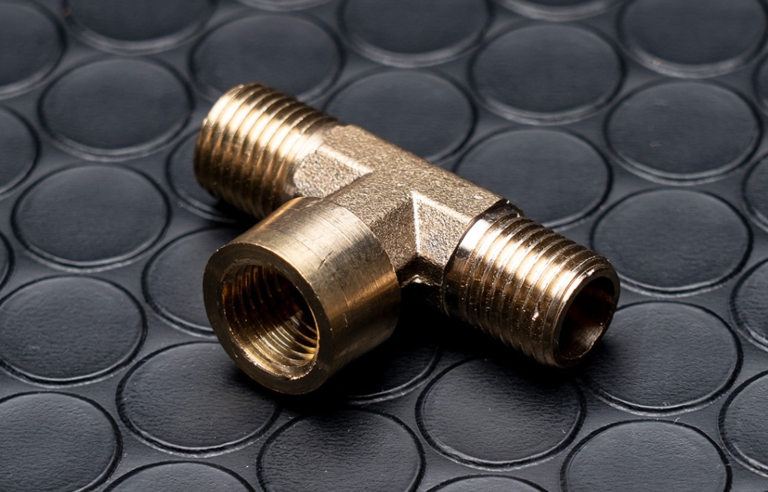 1/4オネジ×1/4オネジ×1/4メネジ T字