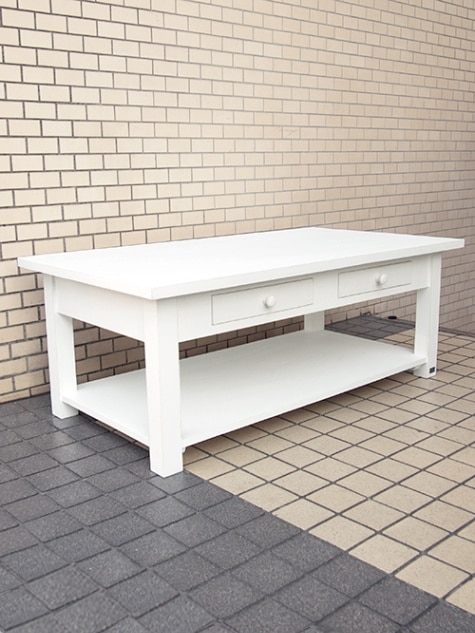 SC 009 WH パイン材ローテーブル