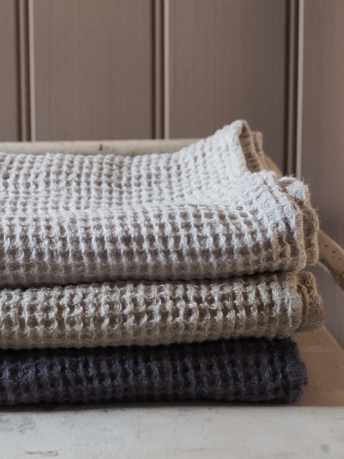 LinenMe Linen Washed Waffle Hand Towel 50×70