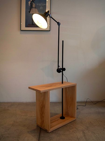 FS-3 BK SIDE TABLE  サイドテーブル付き フロアランプ