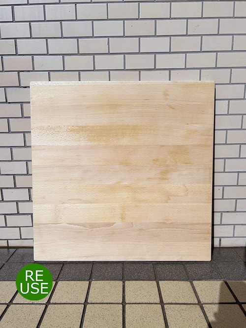 【REUSE】ブナ天板 60×60cm