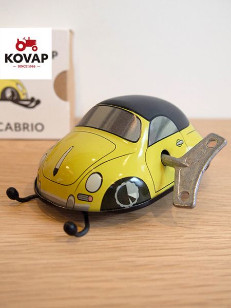 〔KOVAP社製〕ポルシェ カブリオレ イエロー - ゼンマイ式