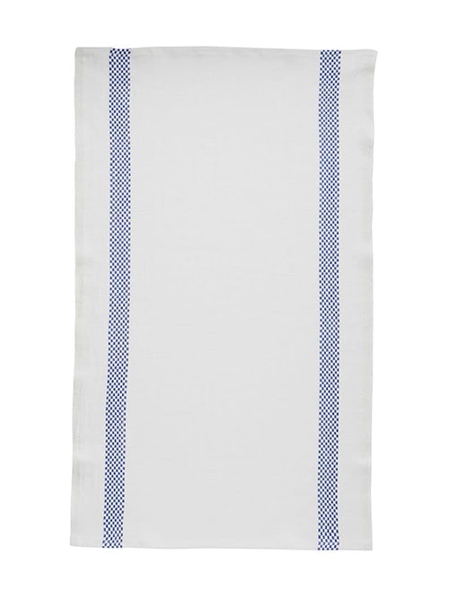 CHARVET EDITIONS Tea towel LUSTUCRU blanc×bleu 45×75