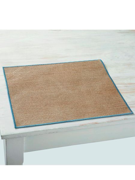 CHARVET EDITIONS Place mat QUADRILLE orage 45×35