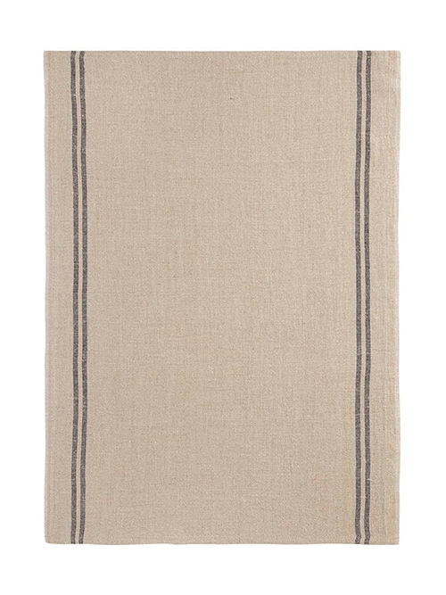 CHARVET EDITIONS Tea towel COUNTRY used noir 52×70