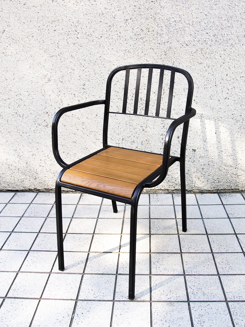 2352ARM-BK ガーデンチェア｜イデア