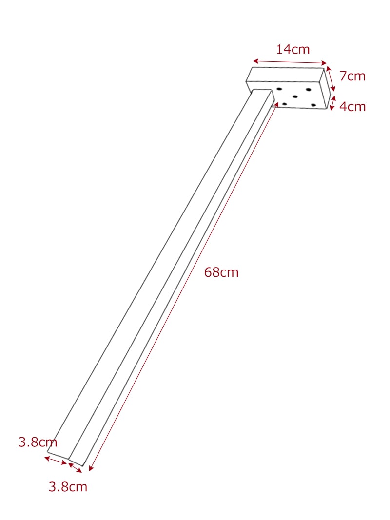 木製 テーブル脚