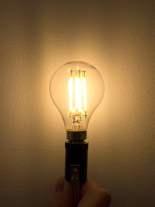 LEDフィラメント ボール型電球(口金E-12/4W) LEDフィラメント電球｜イデア