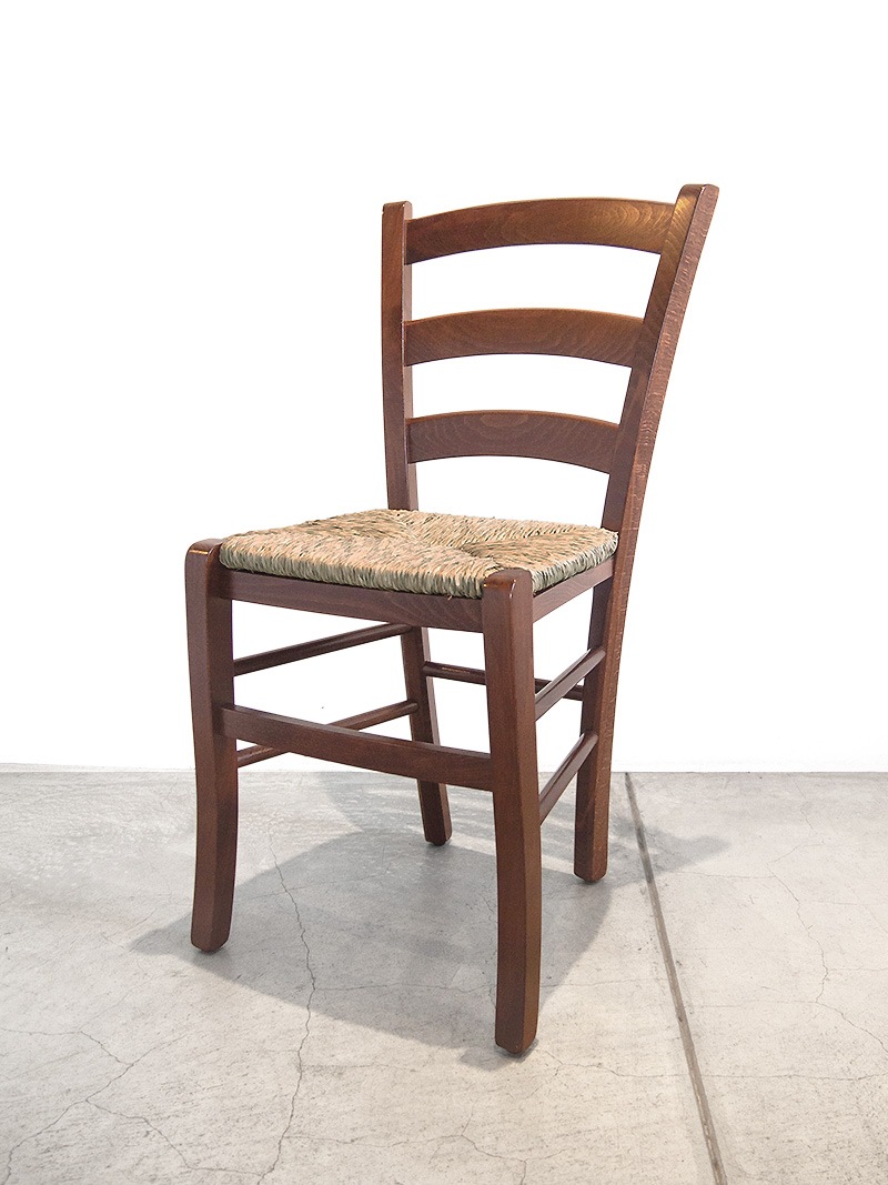 ダイニングチェアカフェ、レストランなどでも大活躍のラッシュシートチェア