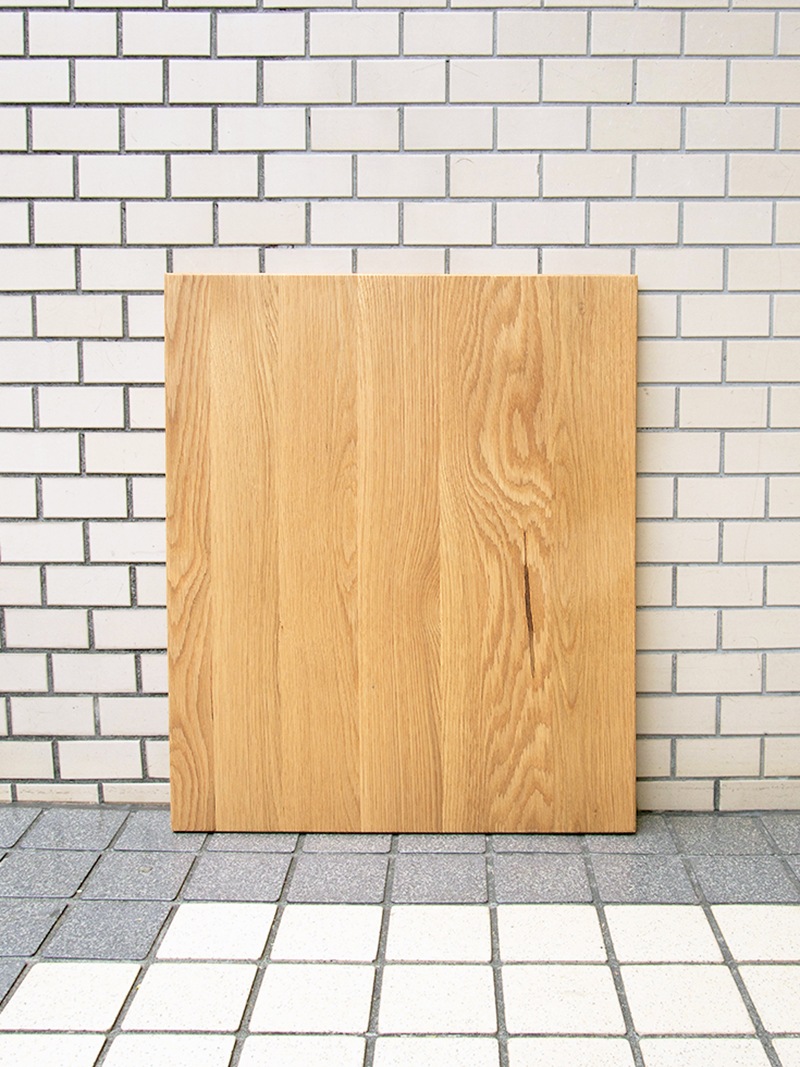 オーク天板 ON 50×60cm 無垢材天板｜イデア