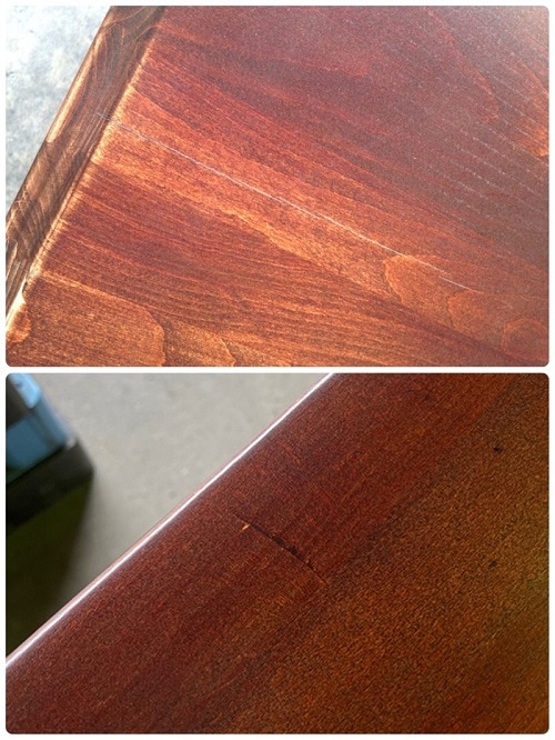 無垢材天板 カフェテーブル