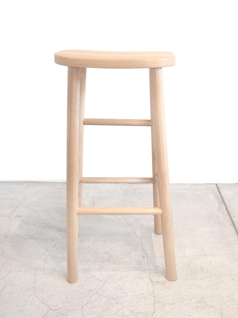 北欧のシンプルなバースツール ナチュラル｜イデア