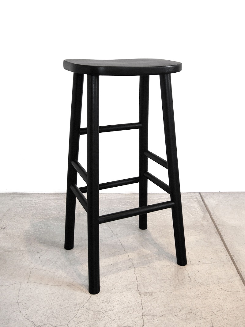 ブラック スツール＆バースツール カフェ用｜イデア