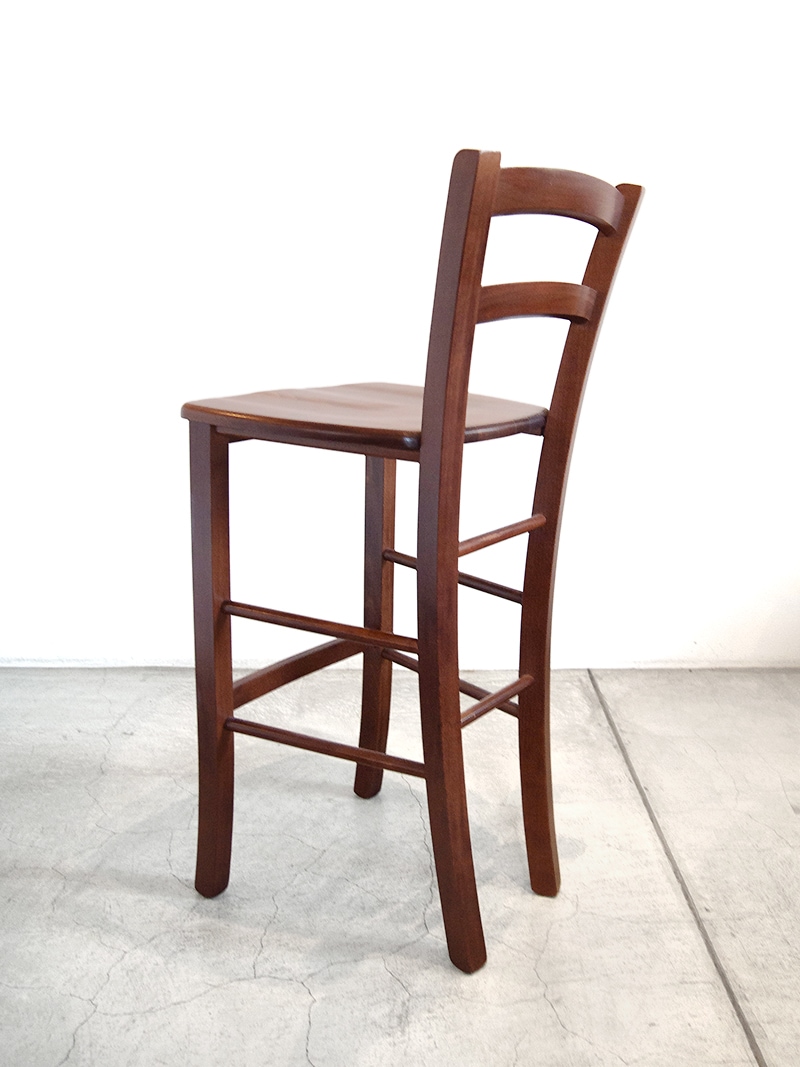 レストラン飲食店向け 木製 カウンターチェア｜イデア