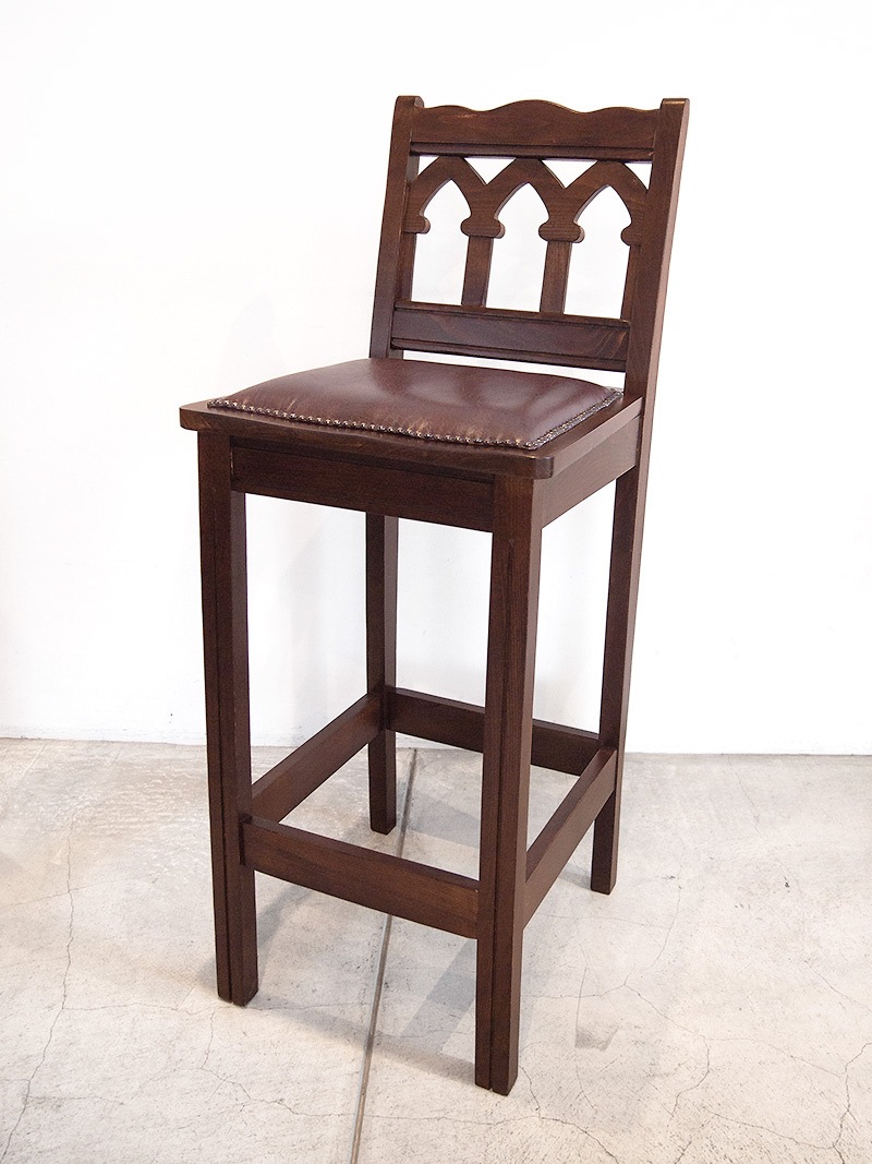 カフェバー 店舗用 アンティーク風 カウンターチェア｜イデア