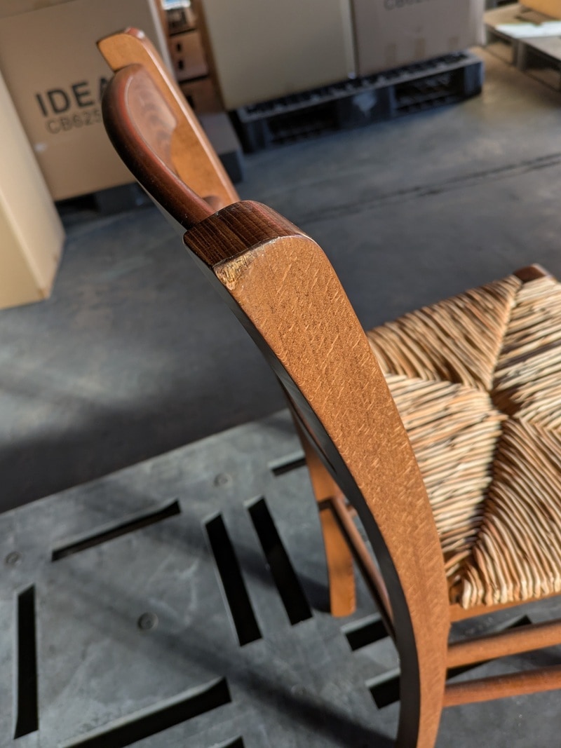 イタリアチェア 藁座面 レストラン用｜イデア