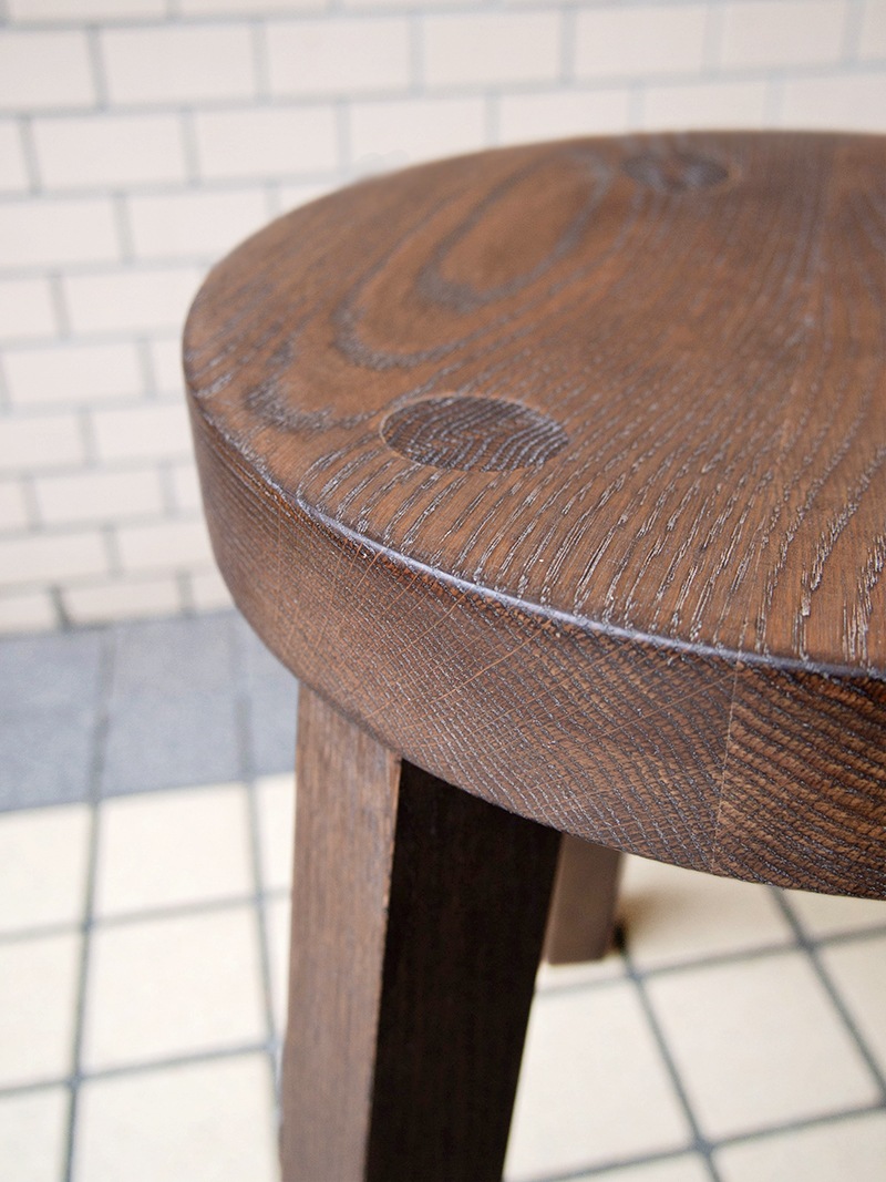 無垢材 国産スツール 北欧｜イデア