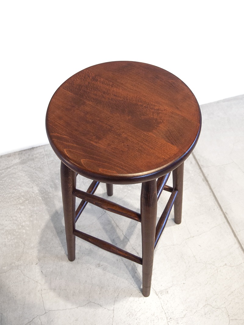 オリジナル天然無垢材リメイク　木製バースツール　唯一無二 オリジナル天然無垢材リメイク 木製バースツール 唯一無二