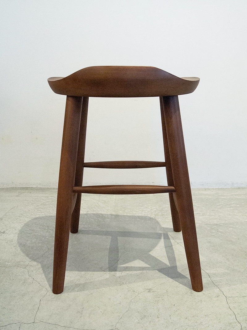 北欧 スツール ウォールナット｜イデア