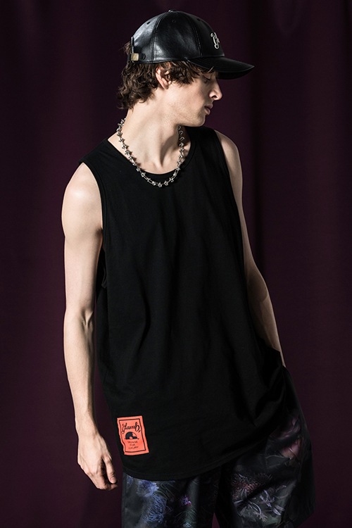 LGB初期BOXER TANK TOP 00s archive Y2Kロック人気 予約】glamb 2024SP Orange Tag Tank Top_gbe1 | glamb(グラム