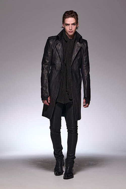 kiryuyrik 24AW レザー シングル ナポレオンジャケット_kke5