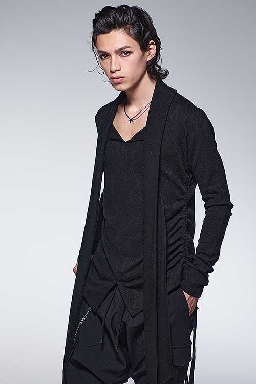 kiryuyrik 23AW StoalSideShirringT-Shirt_kkd5 | kiryuyrik