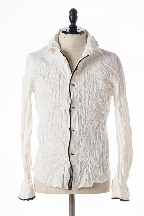 〈新品〉wjk ダブルジェイケイ【M〉 ツイルワイヤーシャツ 白 ホワイト wjk 2023AW 4 hook shirt_wjd5 | wjk(ダブルジェイケイ) | JULIUS