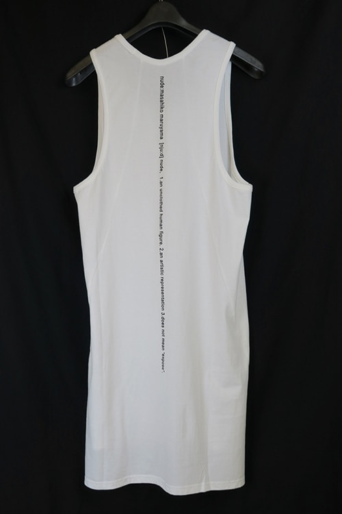 取り寄せ】nude:mm 21SS Tank Top_nm12 | nude:masahiko maruyama