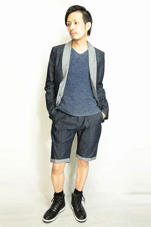 20%OFF】VADEL intuck trousers shorts IND PF055-DNC07 | VADEL 