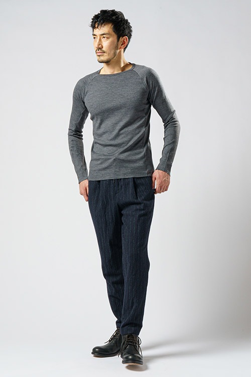 wjk 2023AW fine wool twist crew_wjd5 | wjk(ダブルジェイケイ