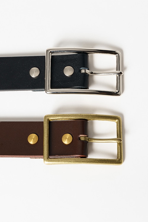 wjk HIMEJI leather belt 35mm 全長103cm wjk HIMEJI leather belt(35mm)_wj22 | wjk(ダブルジェイケイ