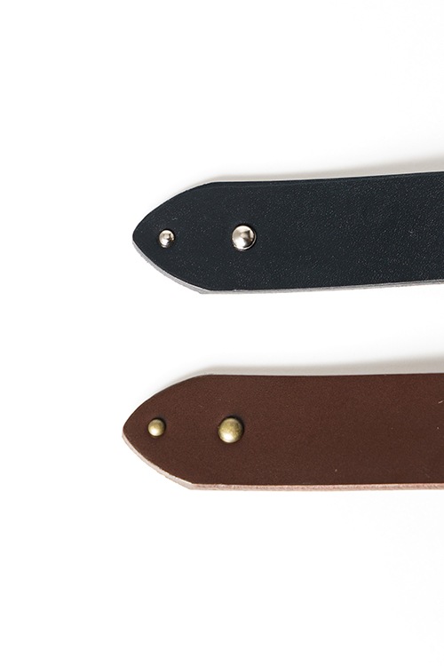 wjk HIMEJI leather belt 35mm 全長103cm wjk HIMEJI leather belt(35mm)_wj22 | wjk(ダブルジェイケイ