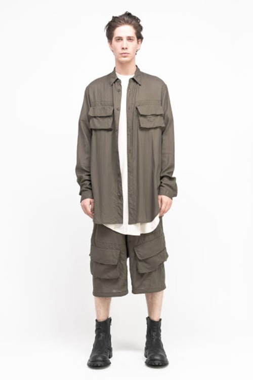 JULIUS コーティング シームドクロッチパンツ JULIUS[ユリウス] / GORDINI TUCKED CROTCH PANTS タックド