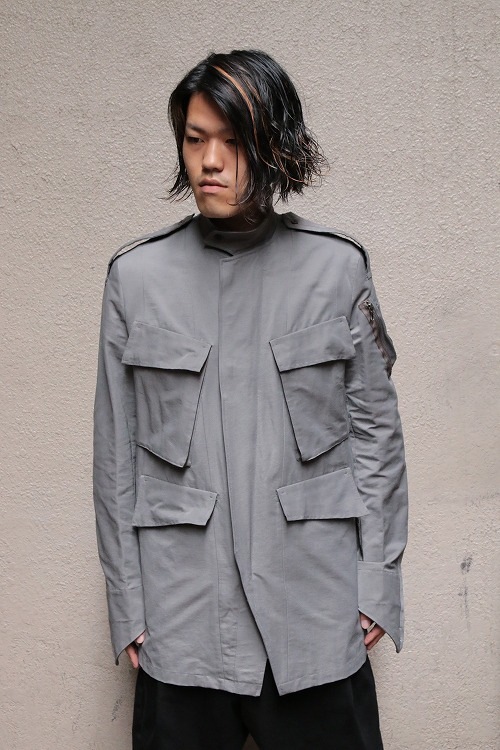 30%OFF】JULIUS フィールドジャケット KHAKI GRAY 577BLM10 | JULIUS