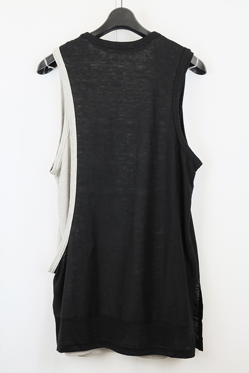 新品　nude:mm by Masahiko Maruyama タンクトップ nude:mm LEYERED TANK TOP NU-1756 | nude:masahiko maruyama
