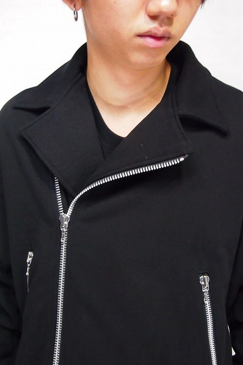 JULIUS Wライダースイージージャケット BLACK | JULIUS(ユリウス